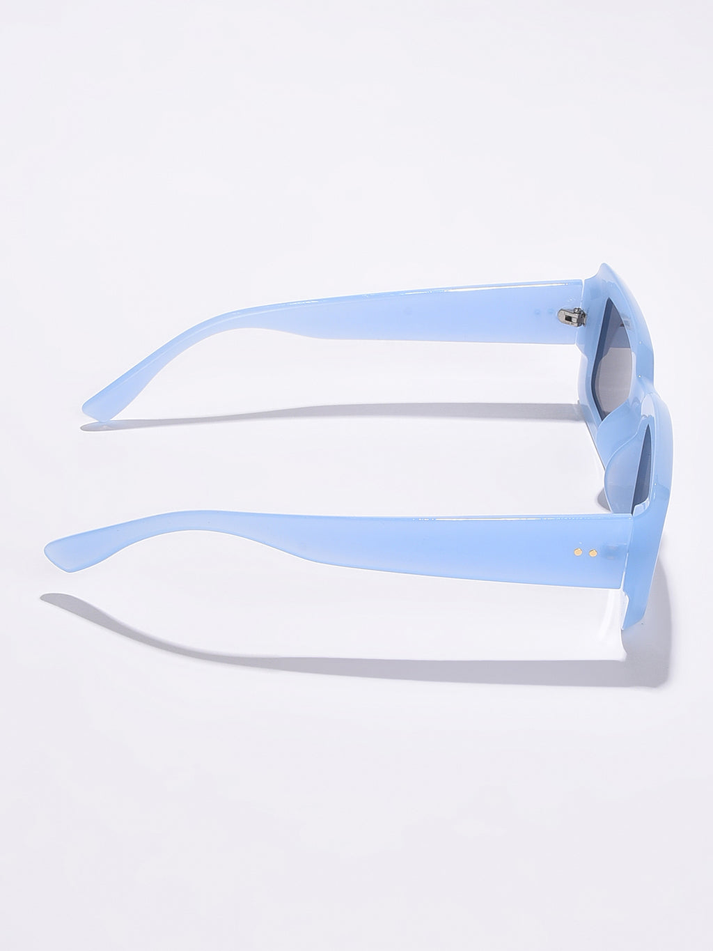 WOMEN BLACK LENS BLUE WAYFARER SUNGLASSES
