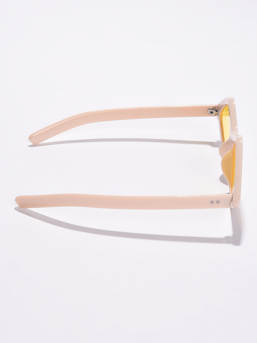 WOMEN YELLOW LENS BROWN OTHER SUNGLASSES