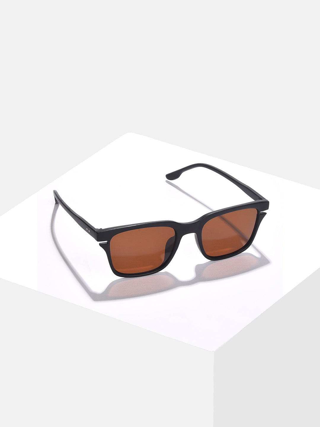 Brown Lens Black Butterfly Sunglasses