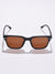 Brown Lens Black Butterfly Sunglasses