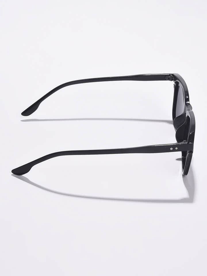 WOMEN BLACK LENS BLACK BUTTERFLY SUNGLASSES