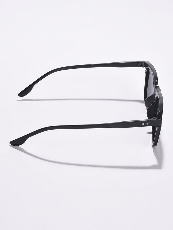WOMEN BLACK LENS BLACK BUTTERFLY SUNGLASSES