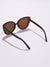 BROWN LENS BROWN BUTTERFLY SUNGLASSES