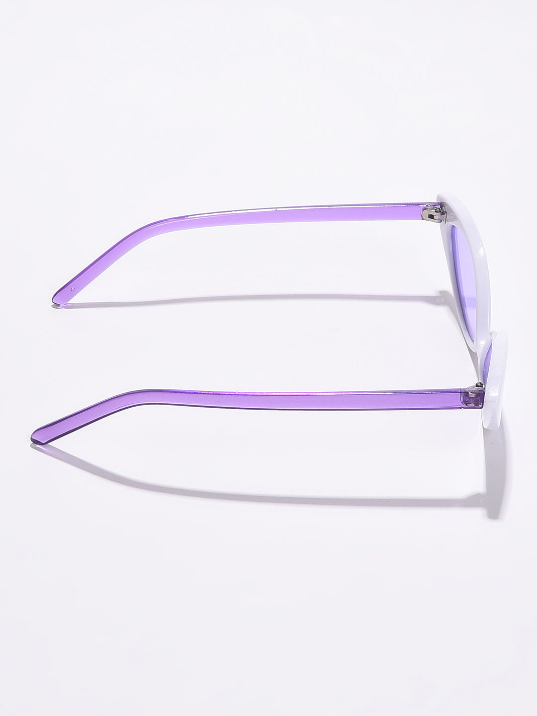 WOMEN PURPLE LENS PURPLE CATEYE SUNGLASSES