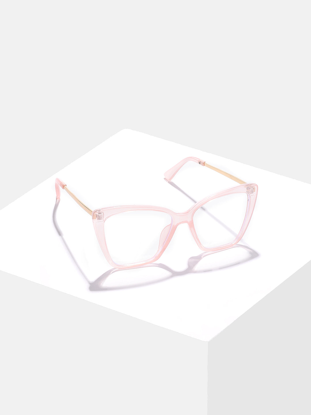 Clear Lens White Butterfly Sunglasses