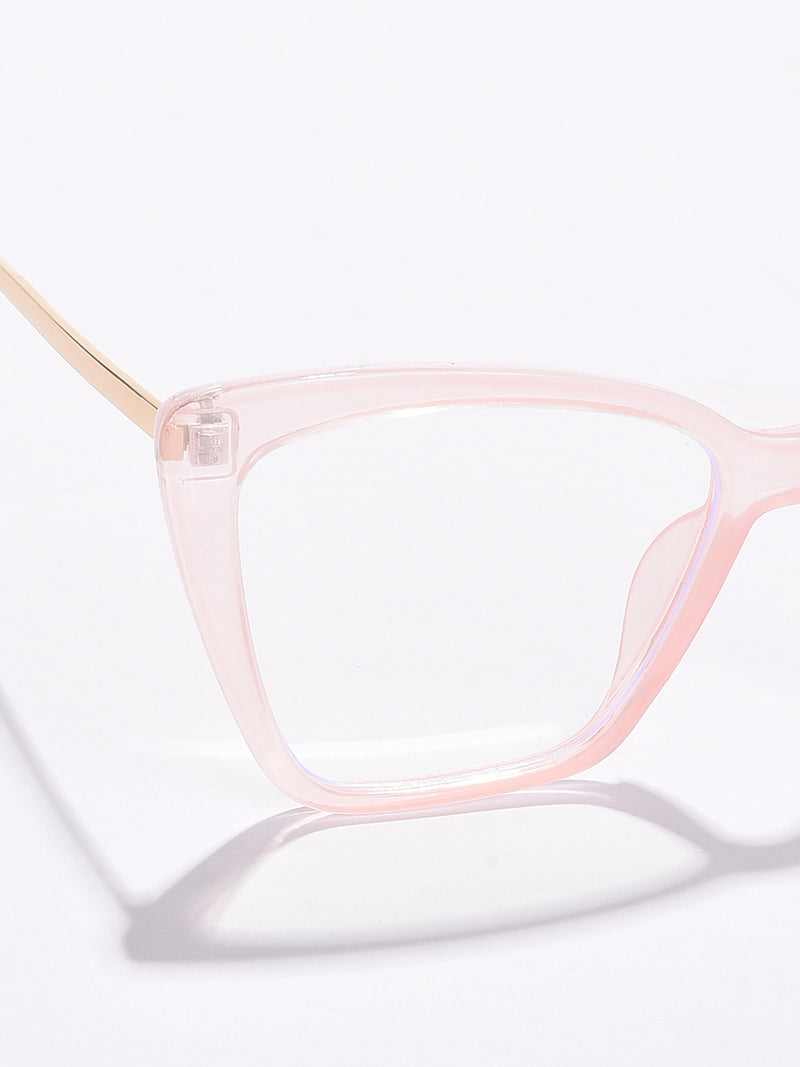 Clear Lens White Butterfly Sunglasses