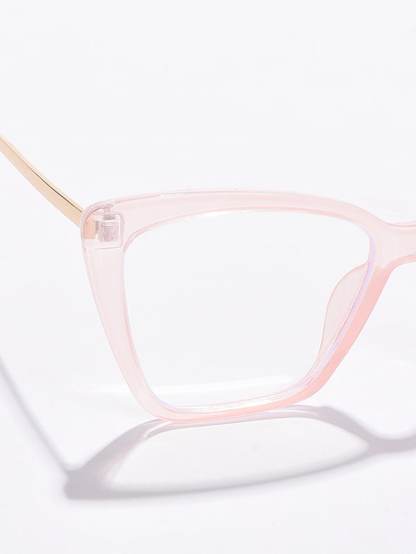 Clear Lens White Butterfly Sunglasses