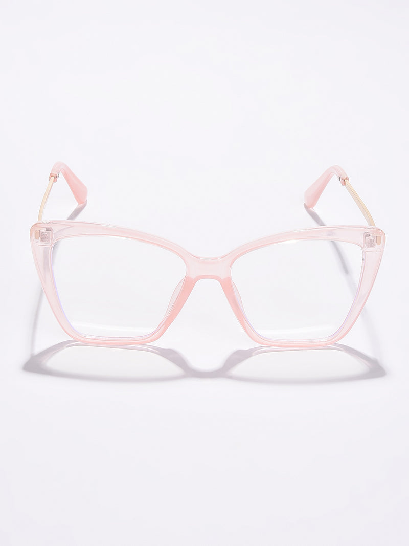 Clear Lens White Butterfly Sunglasses