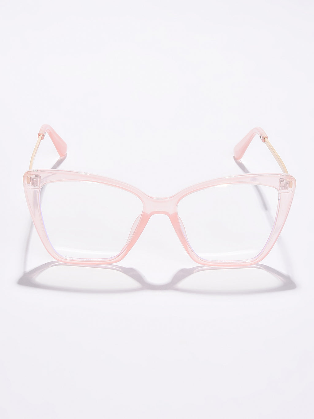 Clear Lens White Butterfly Sunglasses