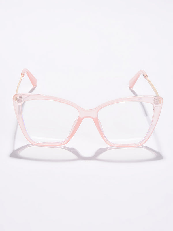 Clear Lens White Butterfly Sunglasses