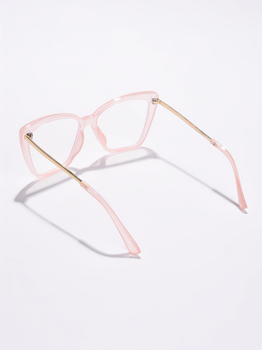 Clear Lens White Butterfly Sunglasses