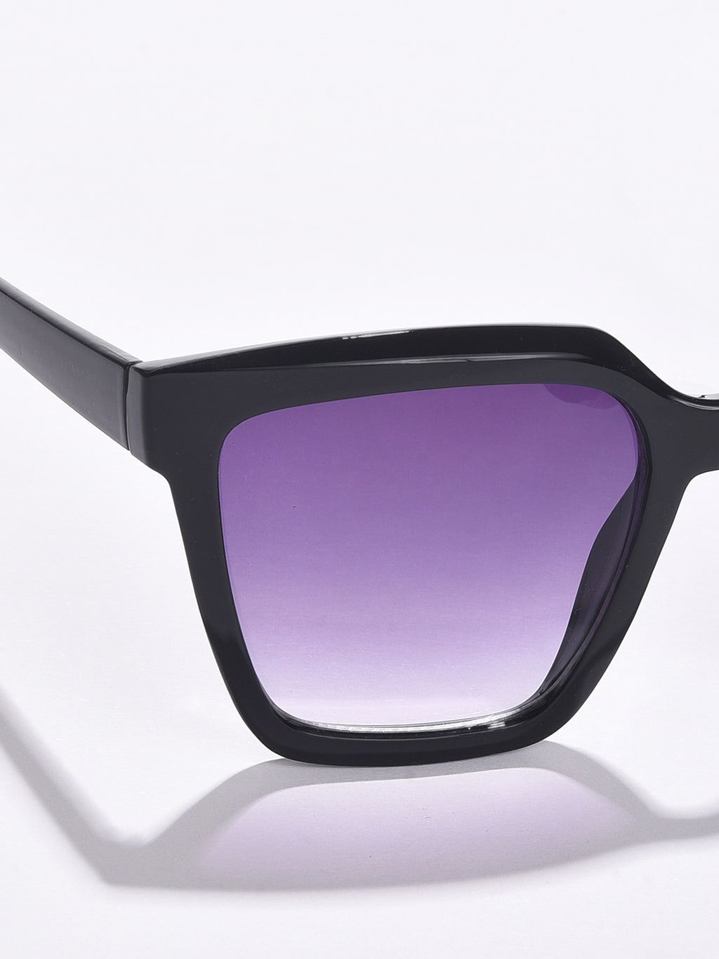 Purple Lens Black Butterfly Sunglasses