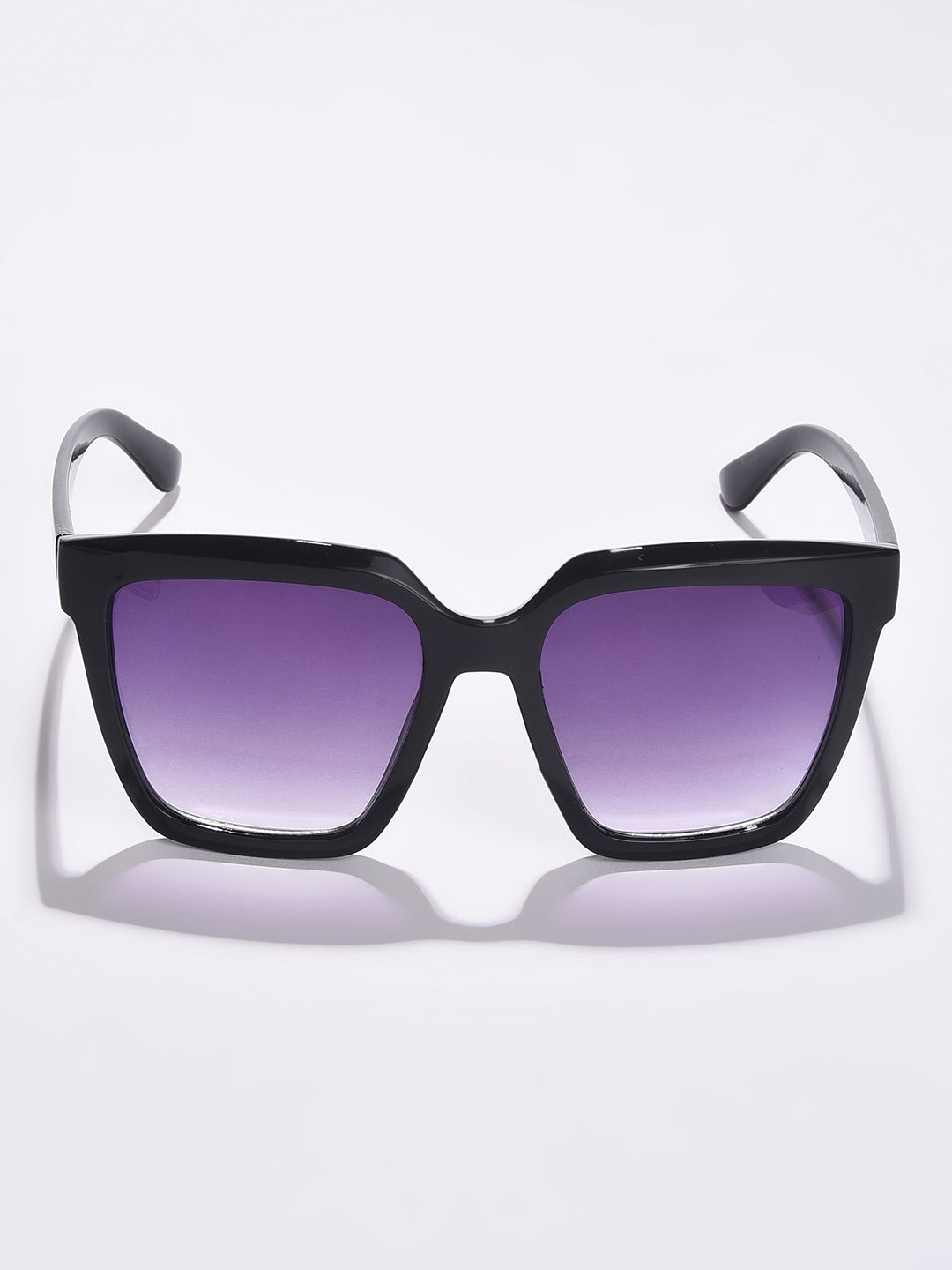 Purple Lens Black Butterfly Sunglasses