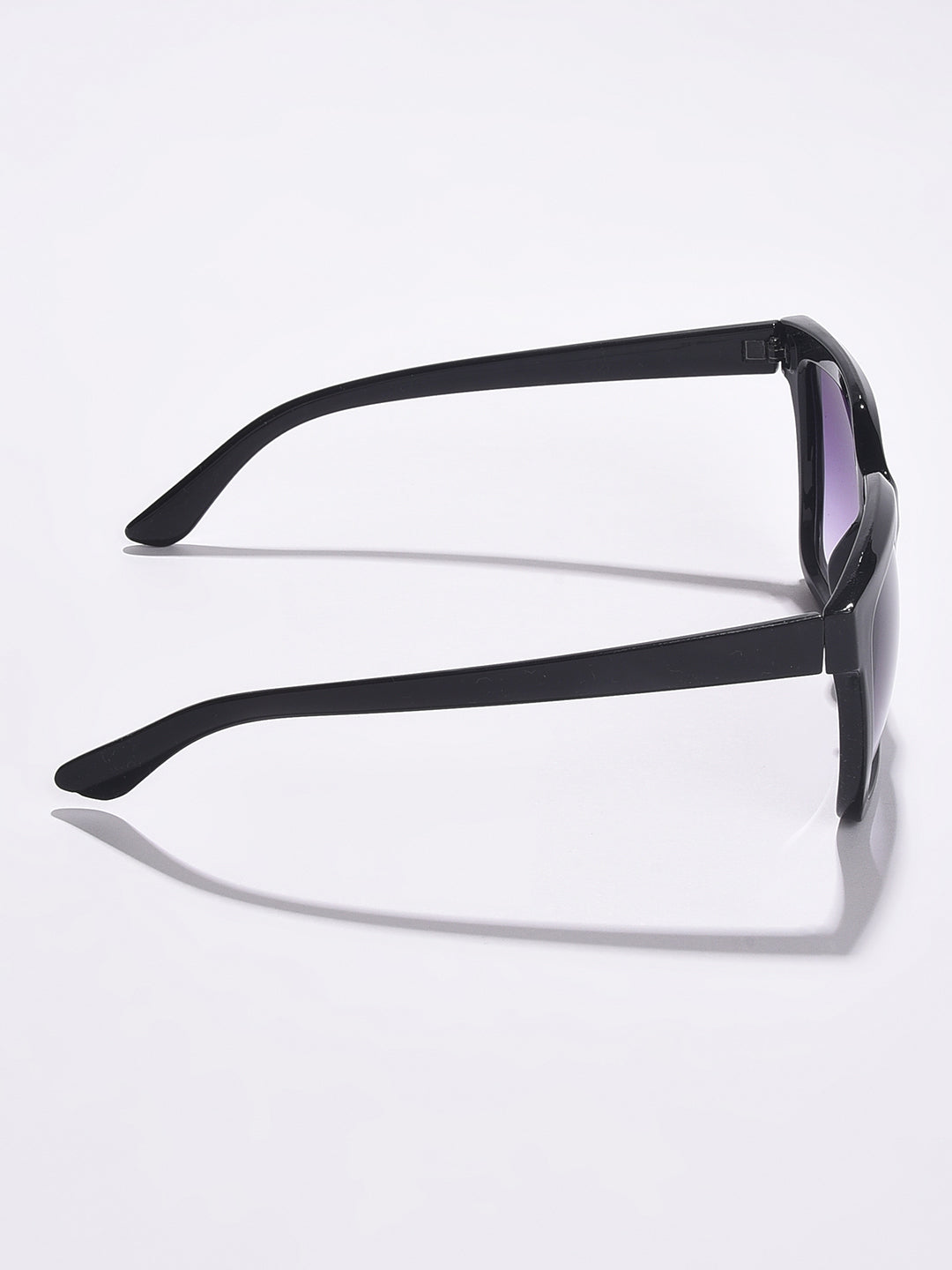 WOMEN PURPLE LENS BLACK BUTTERFLY SUNGLASSES
