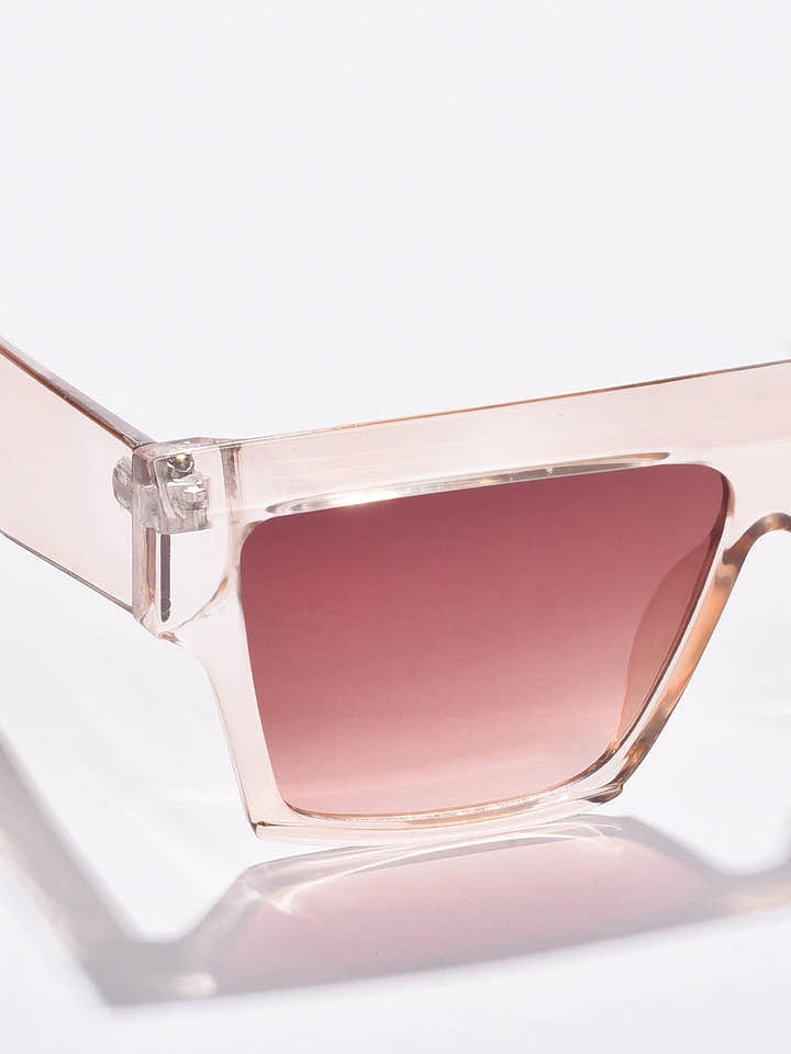 Brown Lens Brown Oversized Sunglasses