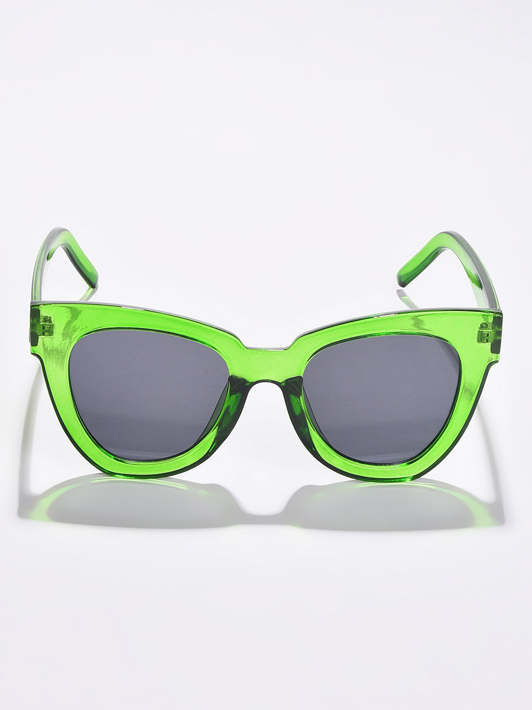 Black Lens Green Butterfly Sunglasses