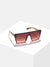 BROWN LENS BROWN OVERSIZED SUNGLASSES