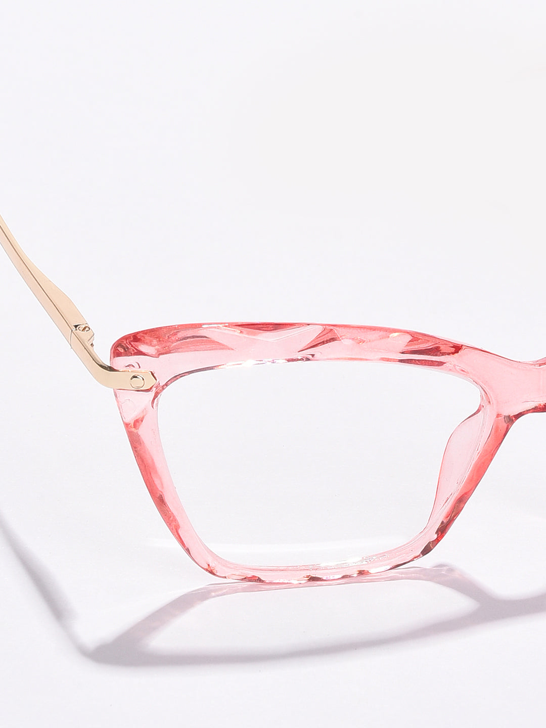 Clear Lens Pink Butterfly Sunglasses