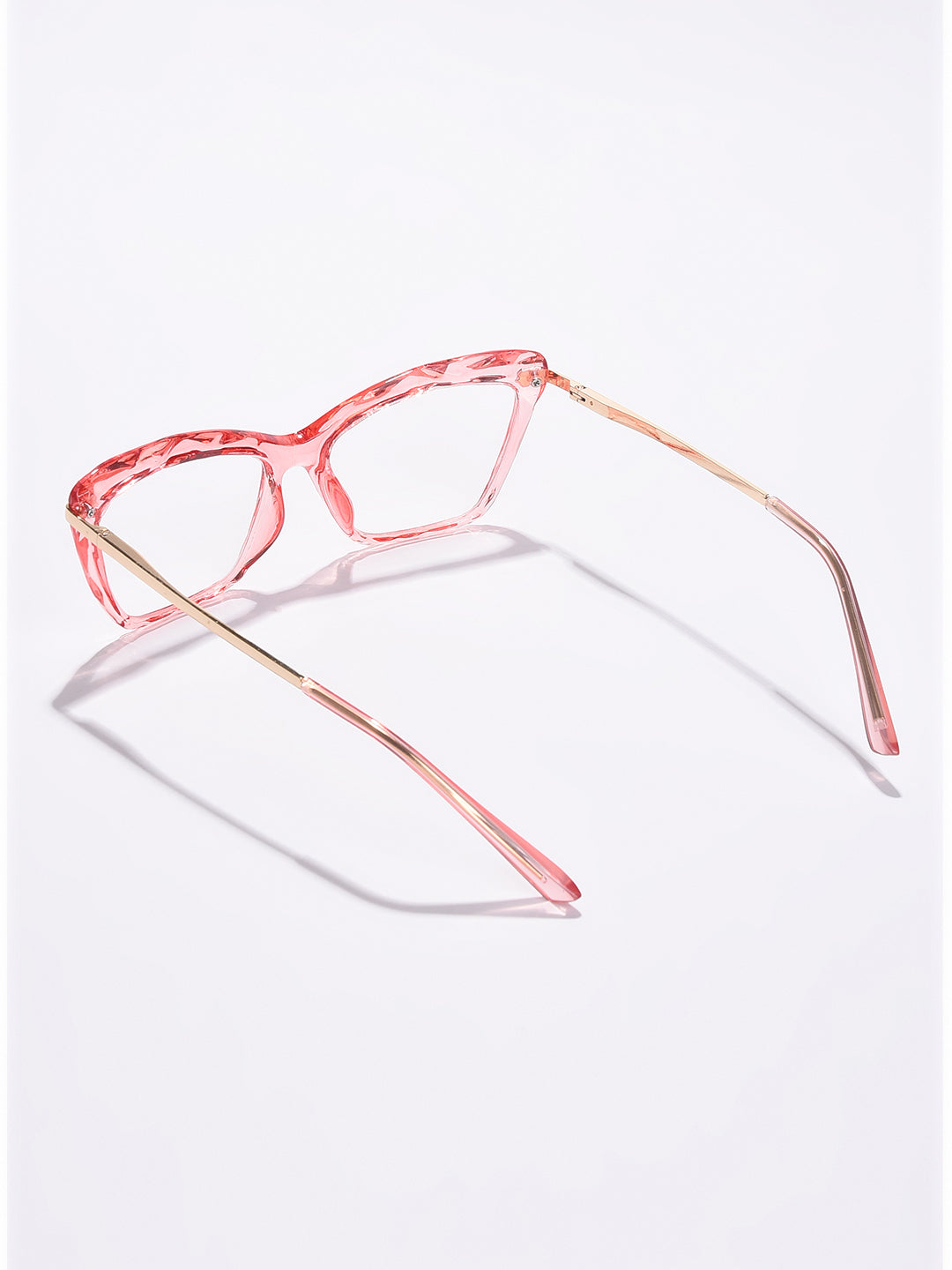 Clear Lens Pink Butterfly Sunglasses