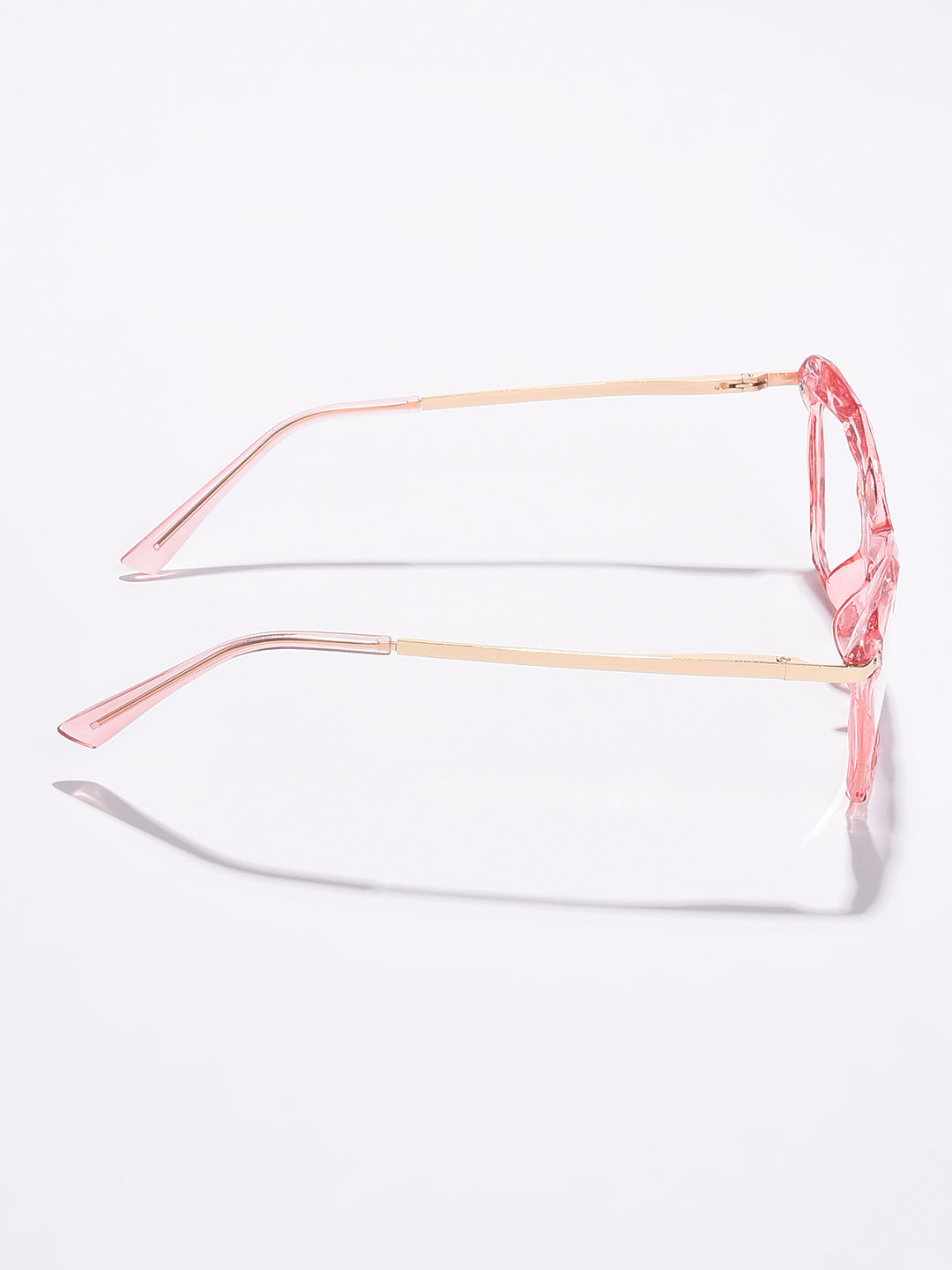 WOMEN CLEAR LENS PINK BUTTERFLY SUNGLASSES