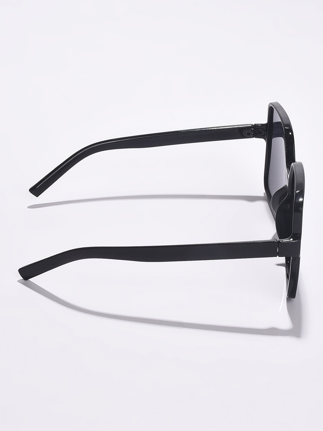 WOMEN BLACK LENS BLACK RECTANGLE SUNGLASSES