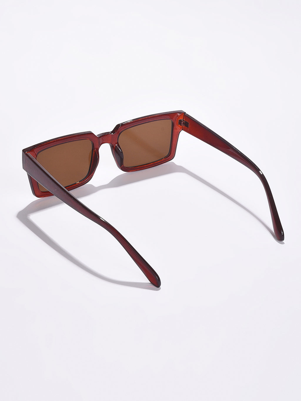 Brown Lens Brown Rectangle Sunglasses