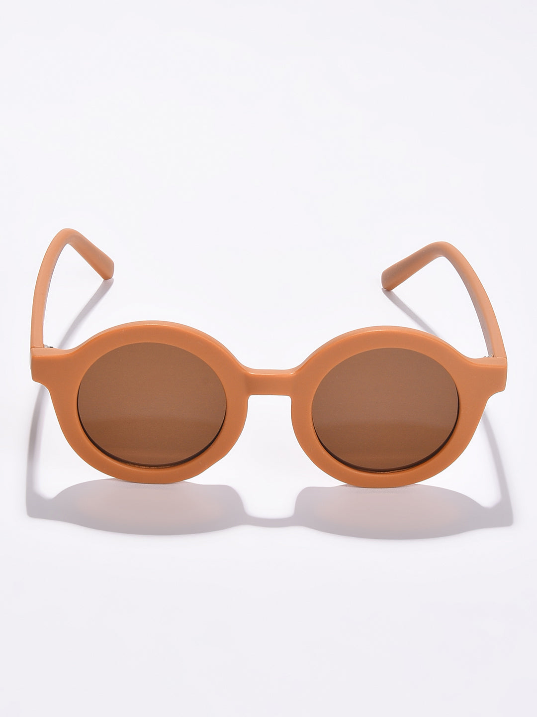 Brown Lens Brown Round Sunglasses