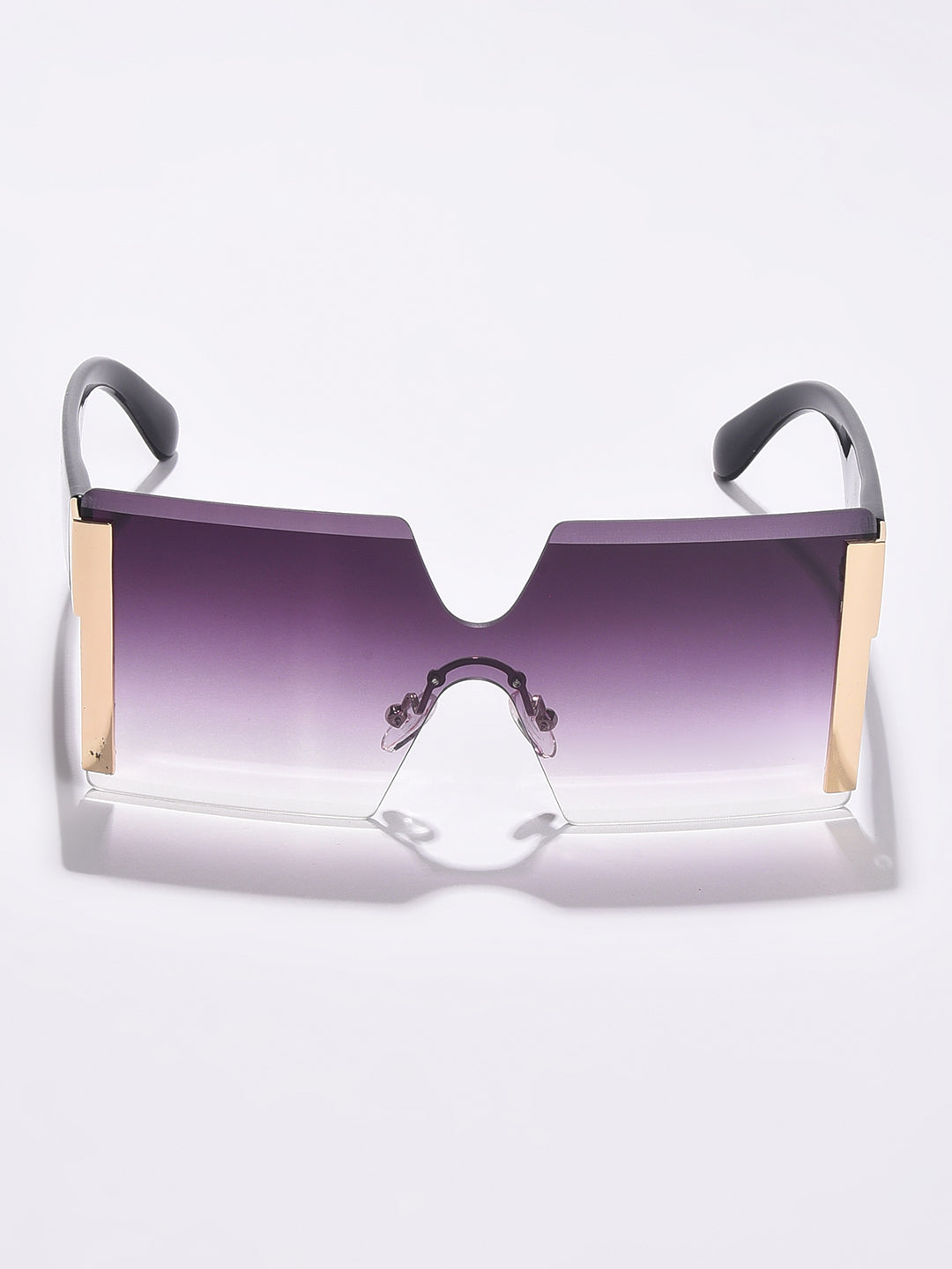 Purple Lens Purple Oversized Sunglasses