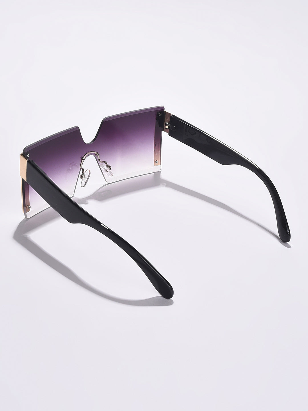 Purple Lens Purple Oversized Sunglasses