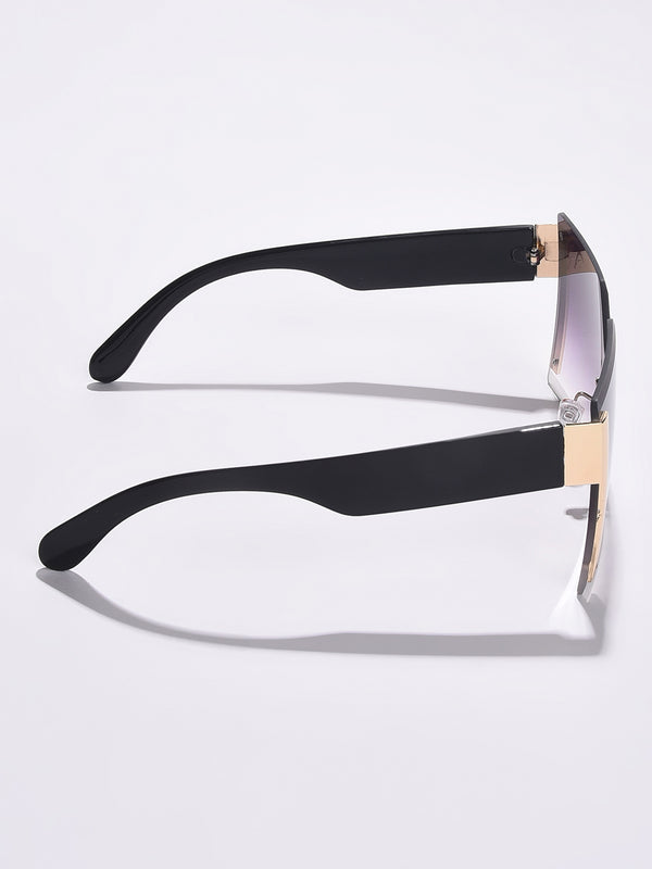 WOMEN PURPLE LENS PURPLE OVERSIZED SUNGLASSES