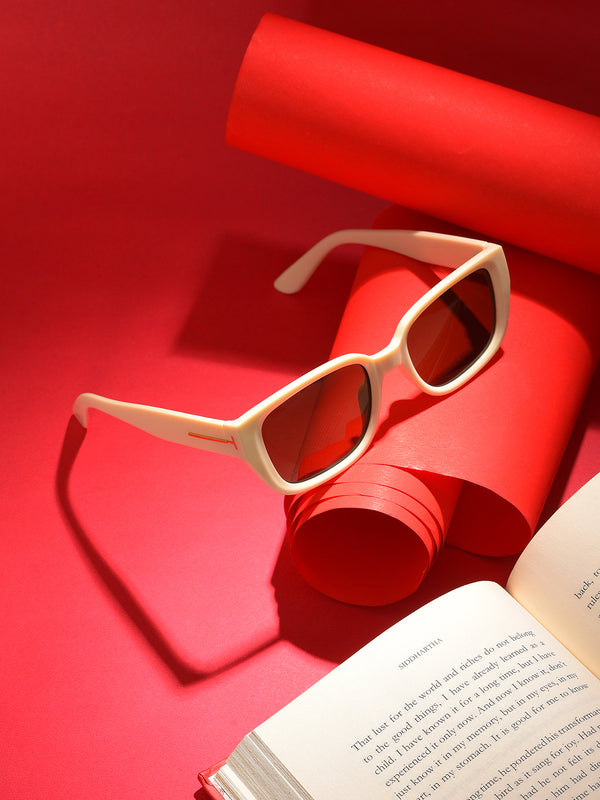 Brown Lens Brown Rectangle Sunglasses