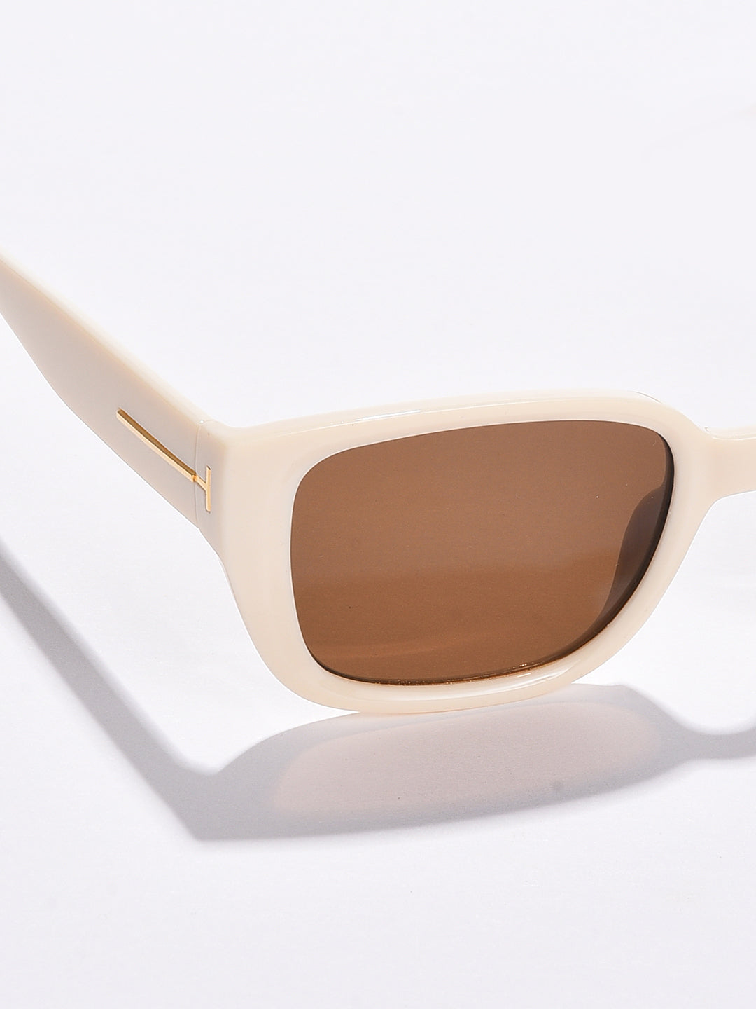Brown Lens Brown Rectangle Sunglasses