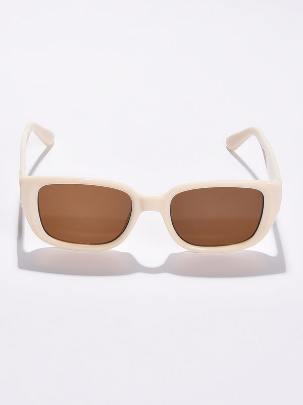 Brown Lens Brown Rectangle Sunglasses