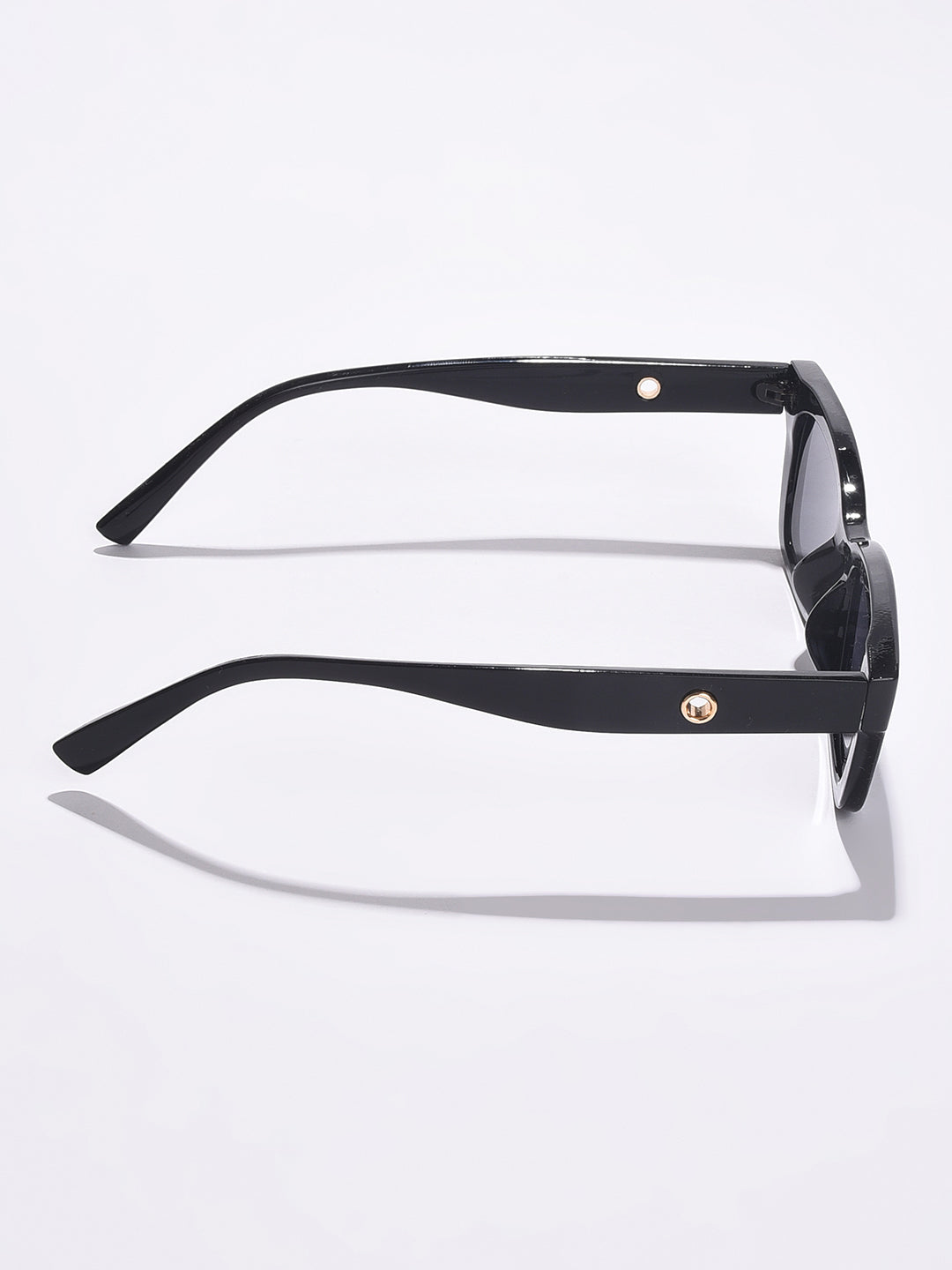 WOMEN GREY LENS BLACK BUTTERFLY SUNGLASSES