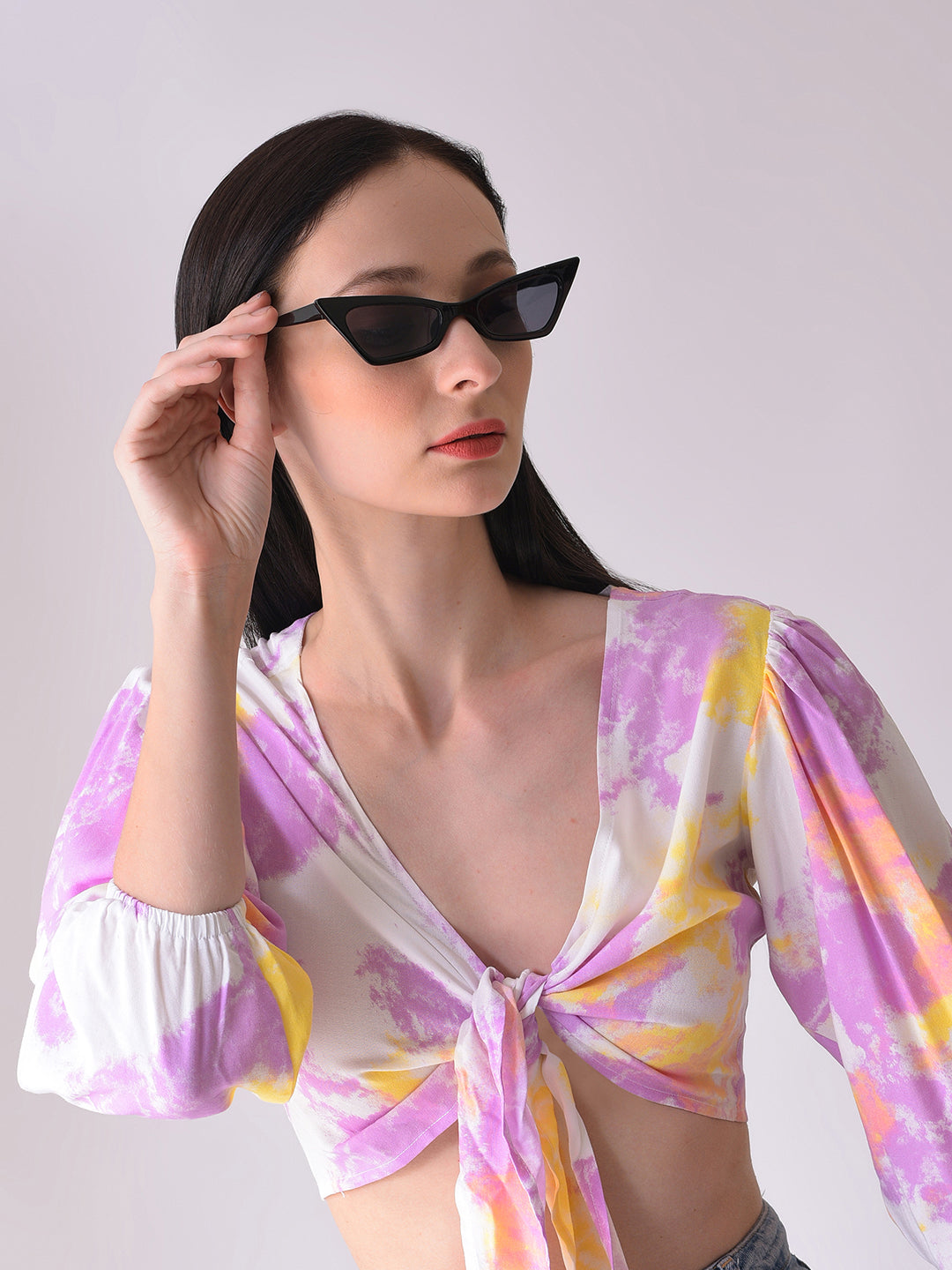 Black Lens Black Cateye Sunglasses