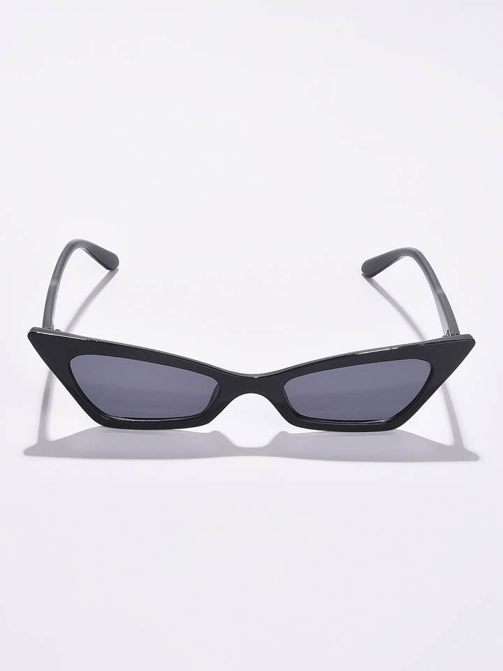 Black Lens Black Cateye Sunglasses