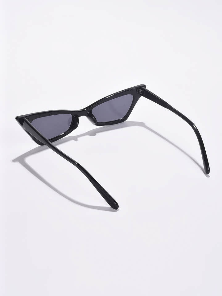 Black Lens Black Cateye Sunglasses