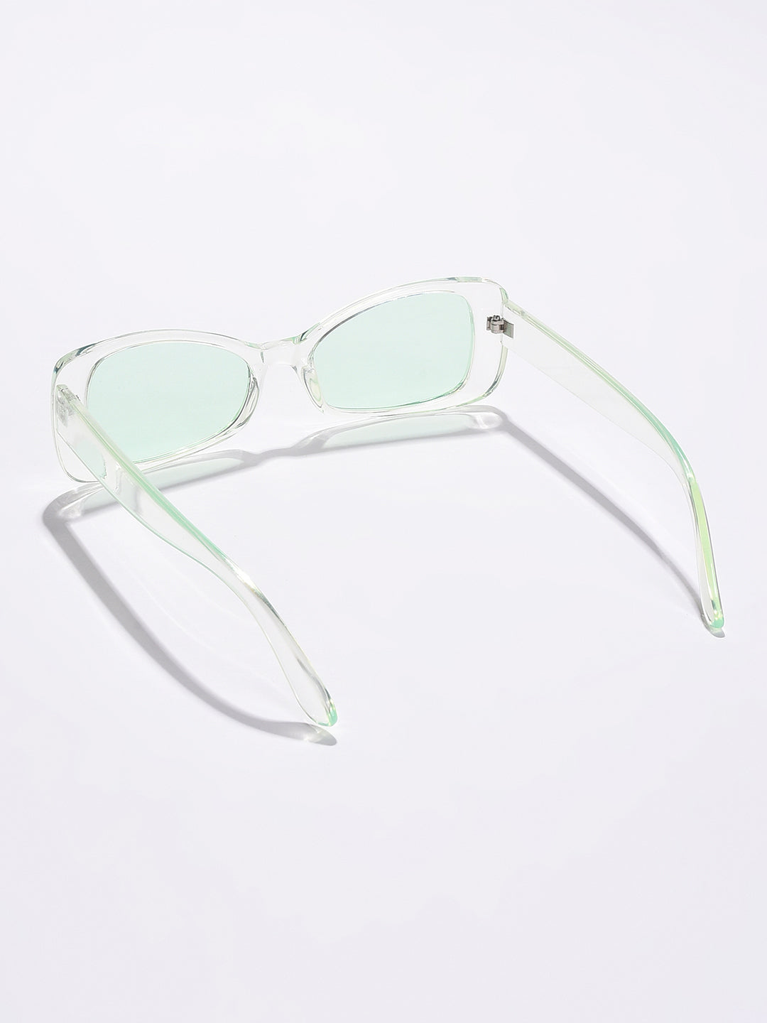 Black Lens Green Cateye Sunglasses