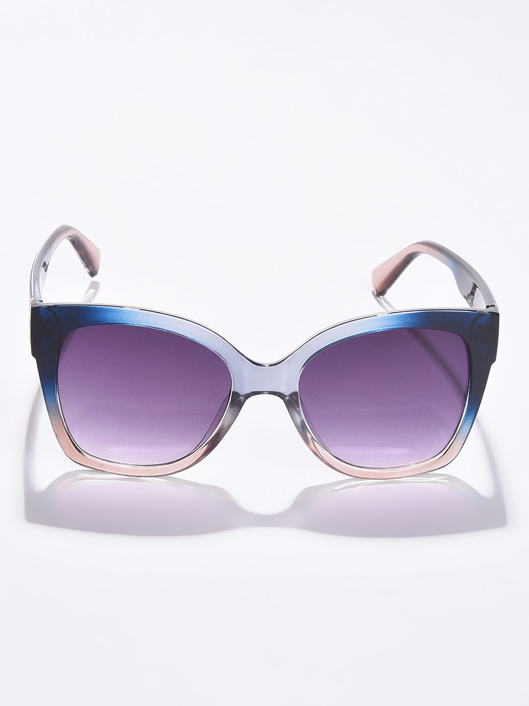 Black Lens Blue Cateye Sunglasses