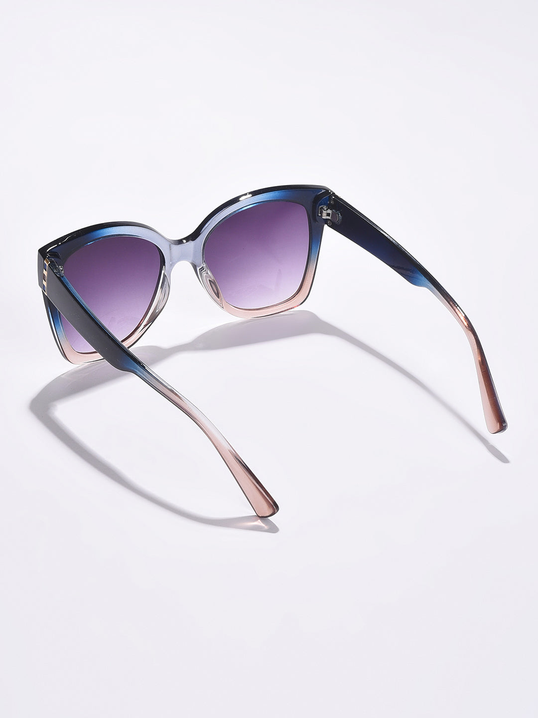 Black Lens Blue Cateye Sunglasses