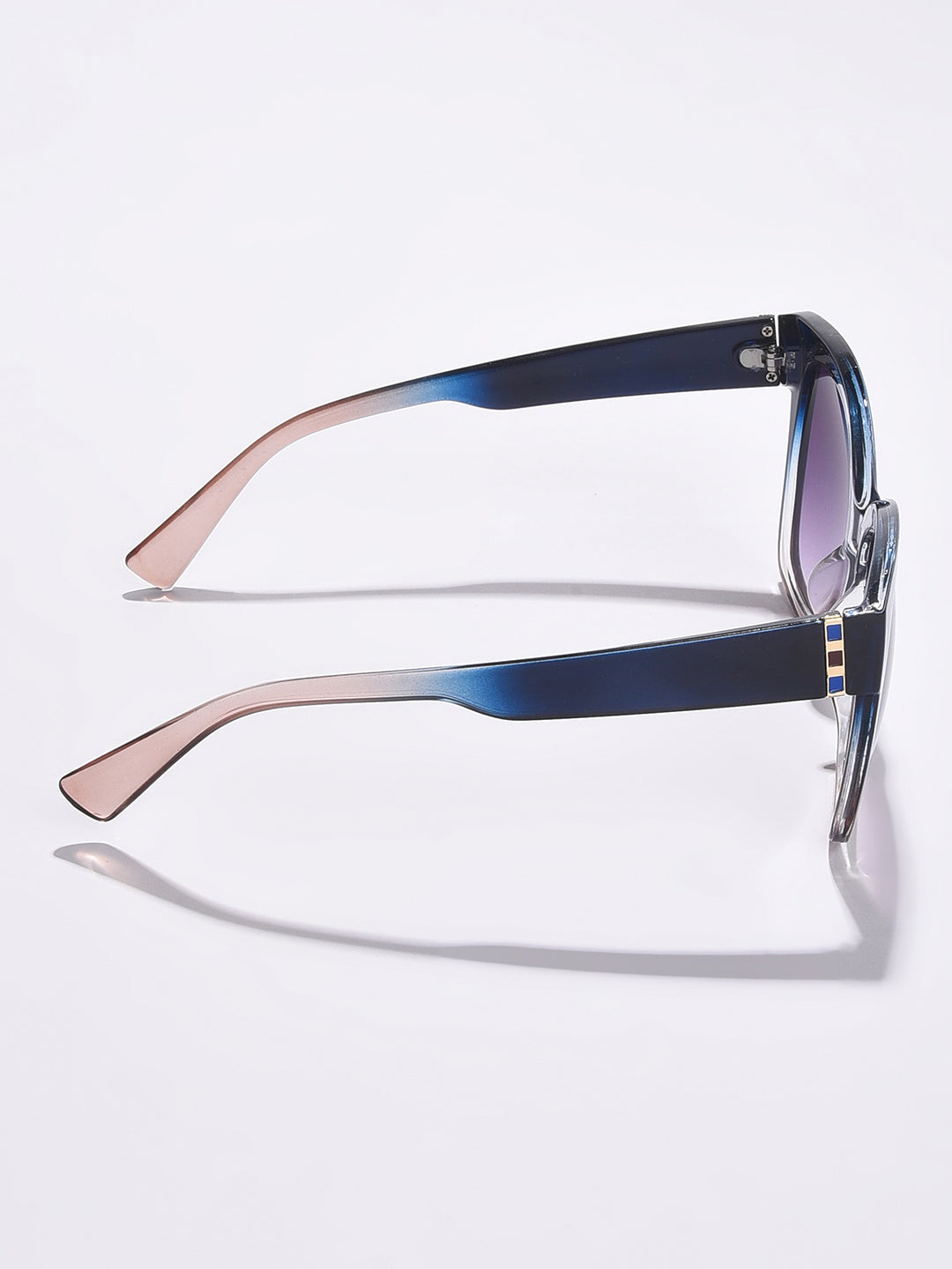 WOMEN BLACK LENS BLUE CATEYE SUNGLASSES