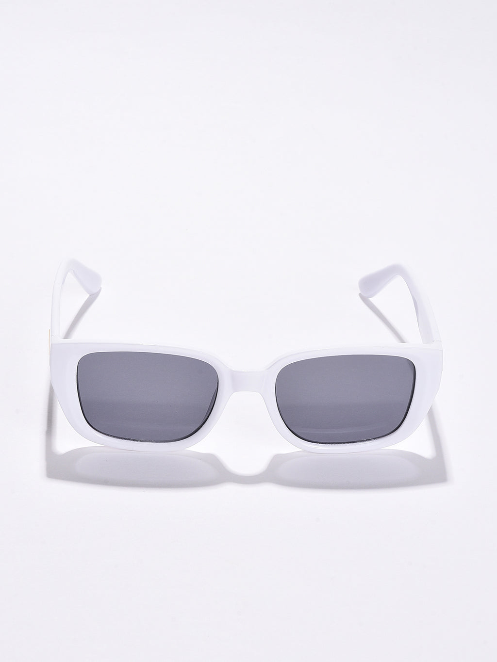 Black Lens White Wayfarer Sunglasses