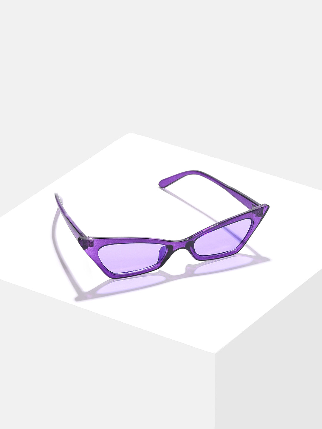 Purple Lens Purple Cateye Sunglasses