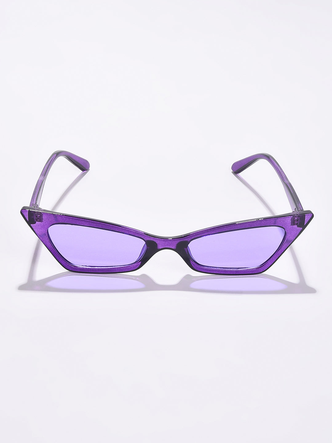 Purple Lens Purple Cateye Sunglasses