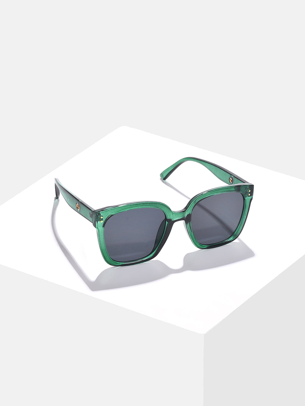 Black Lens Green Butterfly Sunglasses