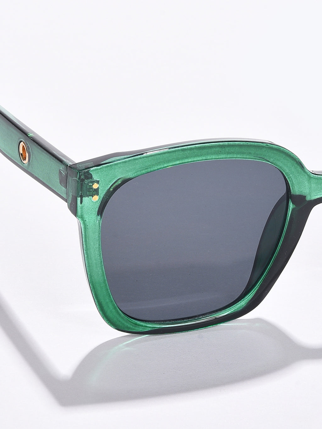 Black Lens Green Butterfly Sunglasses