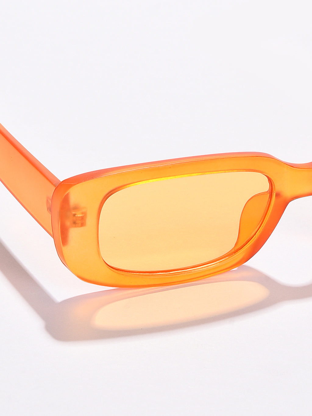 Orange Lens Orange Rectangle Sunglasses