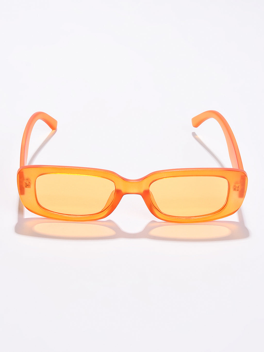 Orange Lens Orange Rectangle Sunglasses