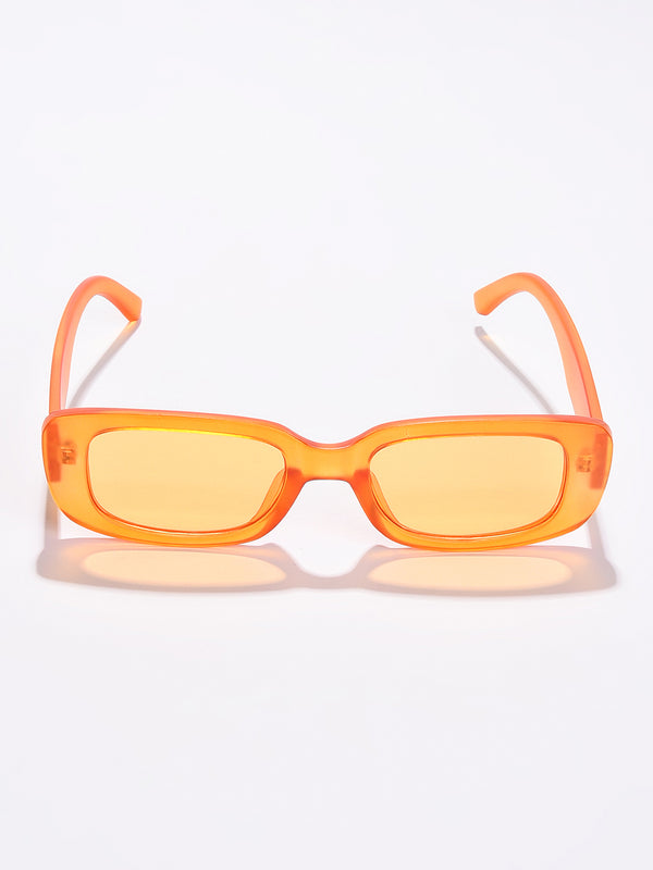 Orange Lens Orange Rectangle Sunglasses