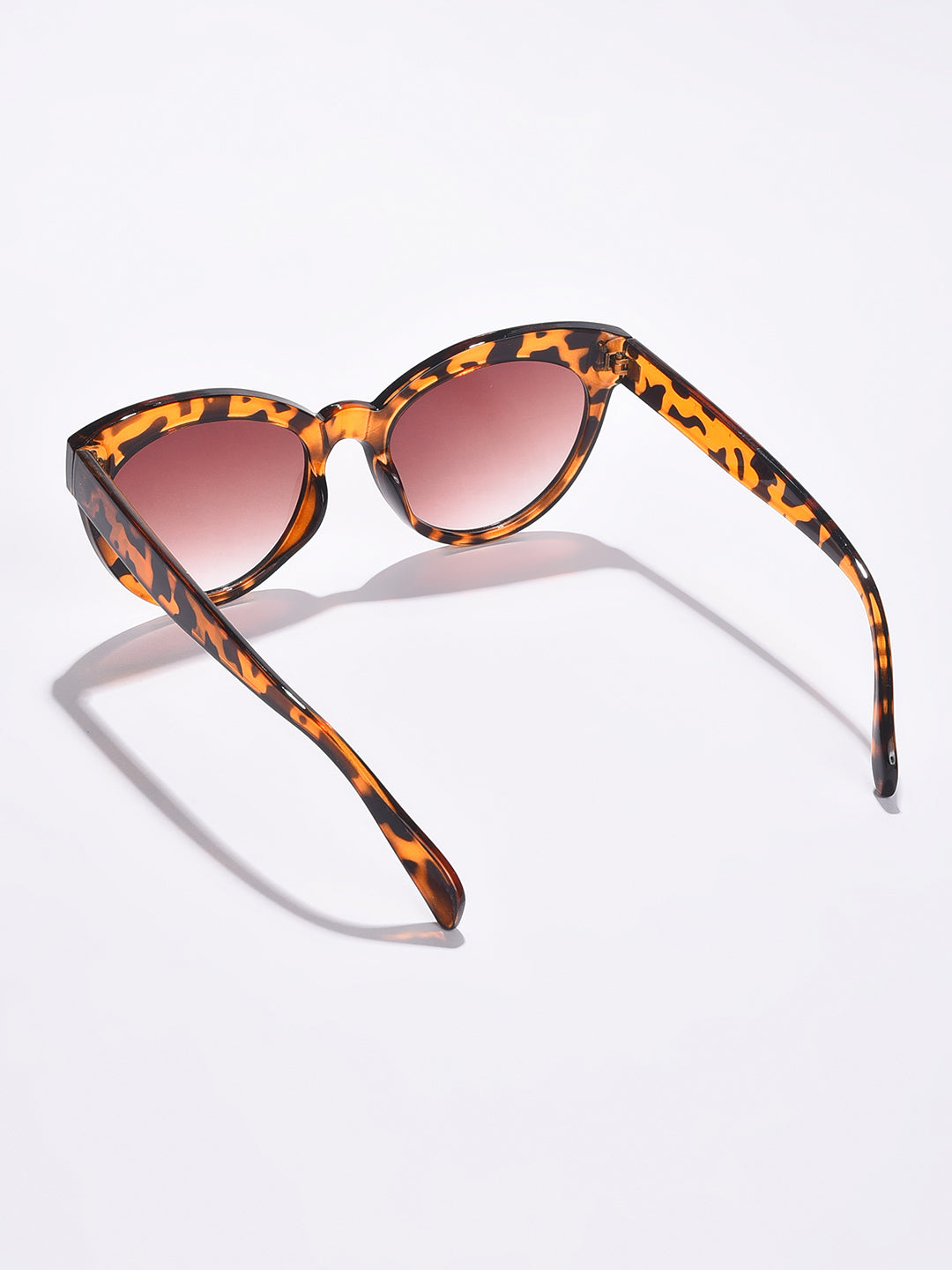 Black Lens Brown Cateye Sunglasses